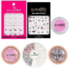 Seturi Nail Art - Creativitate pentru Unghiile Tala Set Nail Art Sweet Valentine Nails