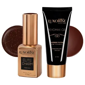 Seturi Geluri Constructie pentru Unghii - UnghiiPro.ro Set Geluri Constructie pentru Unghii - LUXORISE Polygel si Rubber Base