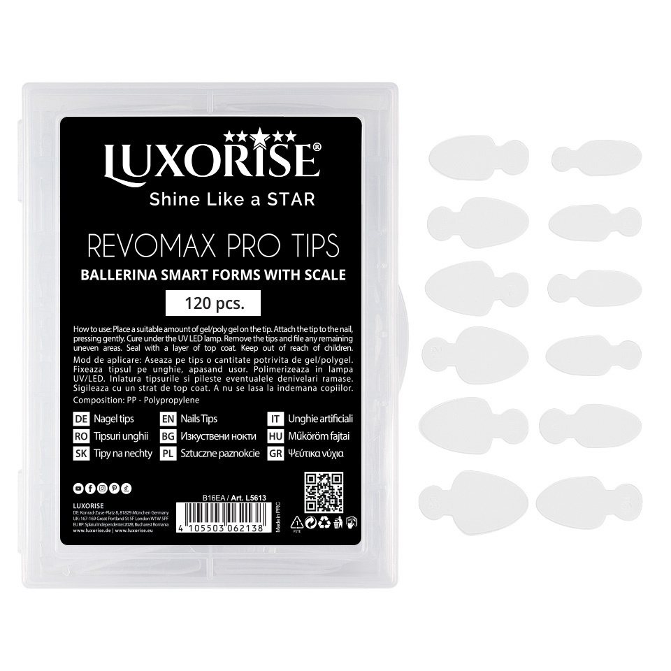 Set Tipsuri Reutilizabile si French Pads, French Sculpt - LUXORISE
