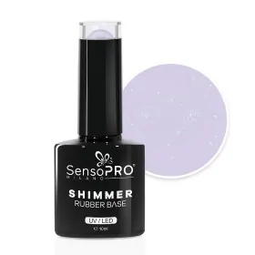 Rubber Base SensoPRO 10ml - Stabilitate și Flexibilitata Baza Rubber SensoPRO Milano - #18 Frosty Blush, 10ml