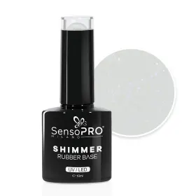 Rubber Base SensoPRO 10ml - Stabilitate și Flexibilitata Rubber Base SensoPRO 10ml - Shimmer #20 Milky White