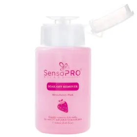 Soak Off Remover SensoPRO Milano Strawberry - Indepartare gel, oja semipermanenta, tipsuri, 160 ml