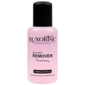 Remover - Produse pentru îndepărtarea ojei și a machiajulu Remover pentru Unghii Soak-Off Strawberry LUXORISE, 500ml