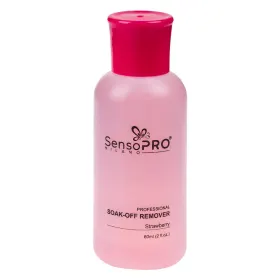 Remover - Produse pentru îndepărtarea ojei și a machiajulu remover Soak-Off Remover Strawberry SensoPRO Milano, 60ml