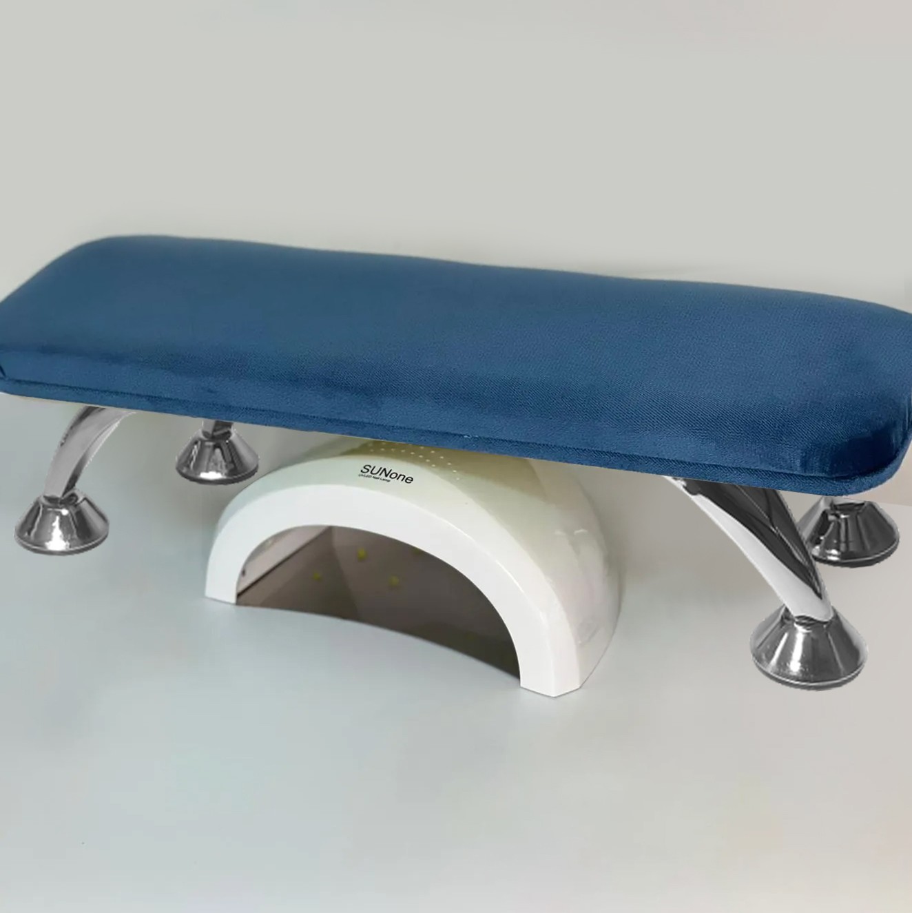 Suport de Mana pentru Manichiura Inalt, 55cm - albastru