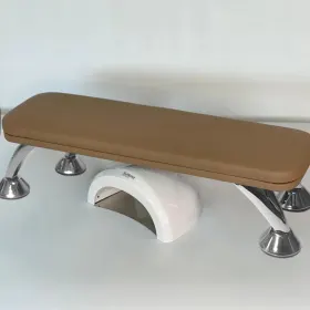 Suport de Mana pentru Manichiura Inalt, 55cm - maro deschis