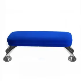 Suport de Mana pentru Manichiura Inalt, catifea 35cm - albastru