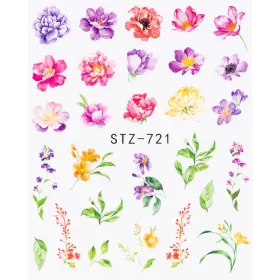 Tatuaj Unghii LUXORISE Flower Affair, STZ-721