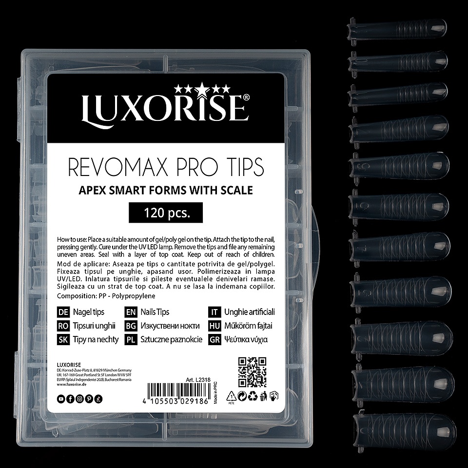 Tipsuri pentru Unghii False - UnghiiPro.ro Tips pentru Unghii False REVOMAX PRO TIPS LUXORISE, 120 buc