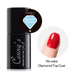 Primer, Bonder și Top Base One - Esențiale pentru Unghii Perfecta Top Coat Conny's Diamond Top Coat fără degresare 10ml
