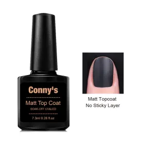 Primer, Bonder și Top Base One - Esențiale pentru Unghii Perfecta Top Coat Conny's Matt 7.3ml - Primer, Bonder și Top Base One