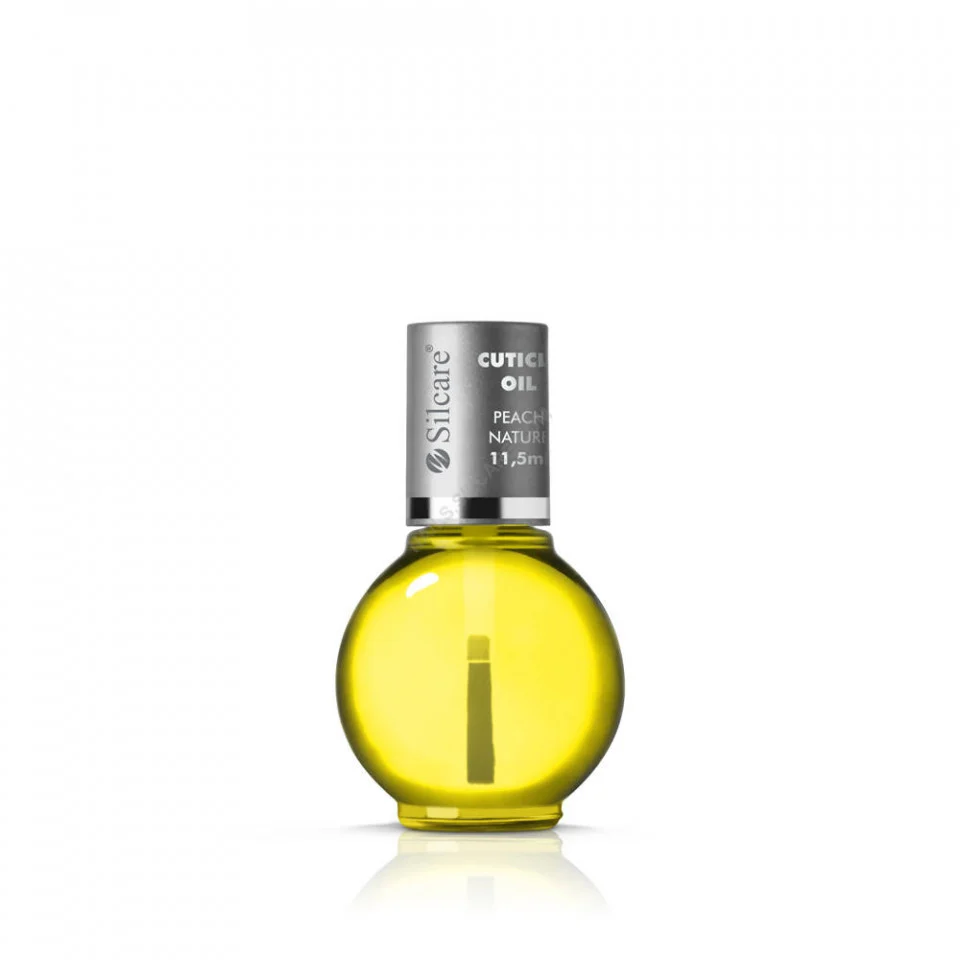Ulei Cuticule cu pensula 11.5ml Base One Silcare Peach Nature