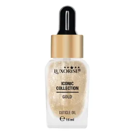 Tratament pentru Îngrijirea Frumuseți ulei cuticule Iconic Collection Gold - LUXORISE, 15ml