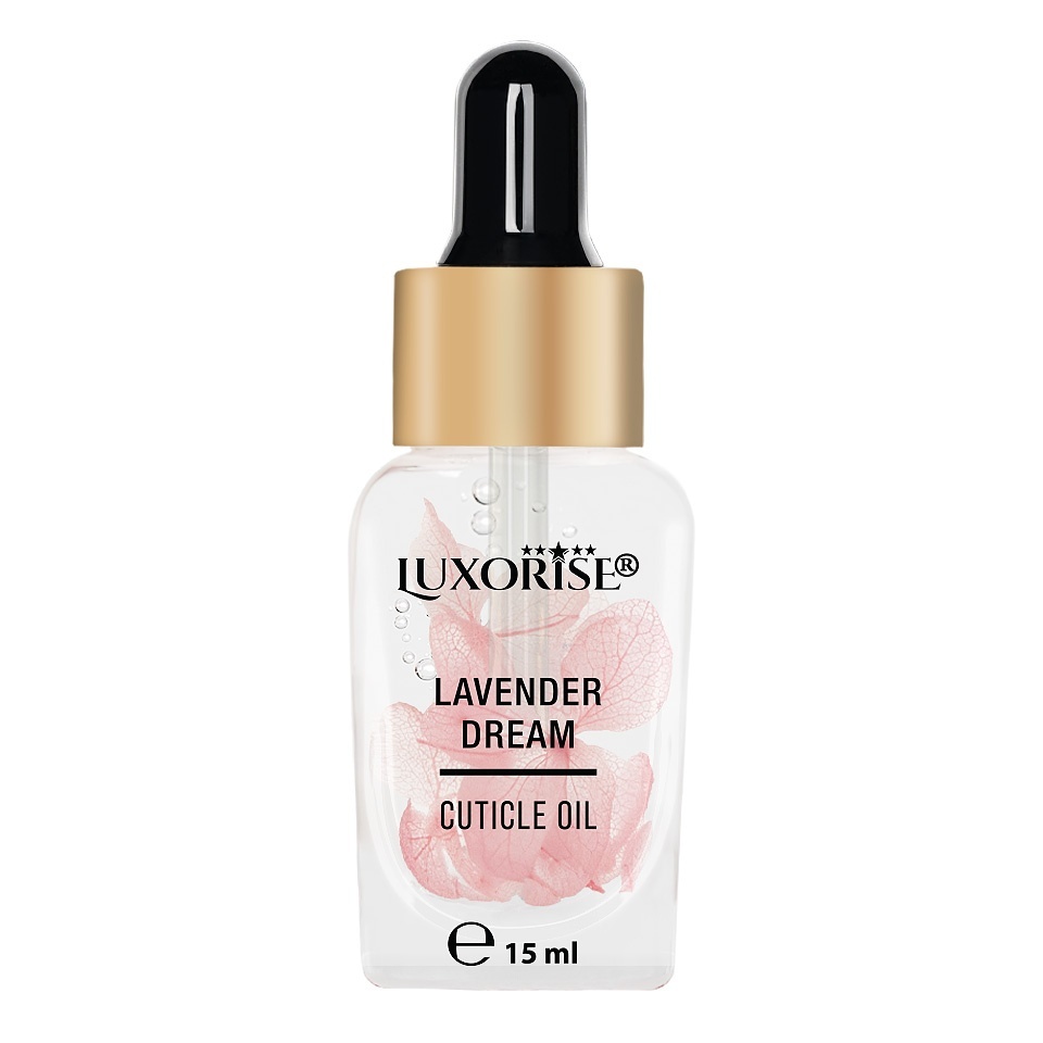 Tratament pentru Îngrijirea Frumuseți ulei cuticule Lavender Dream - LUXORISE, 15ml