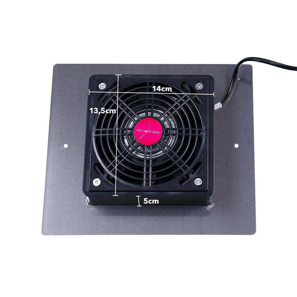 Aspirator Unghii Incorporabil in Masa LUXORISE 60W – Salon Profesional - Image 3