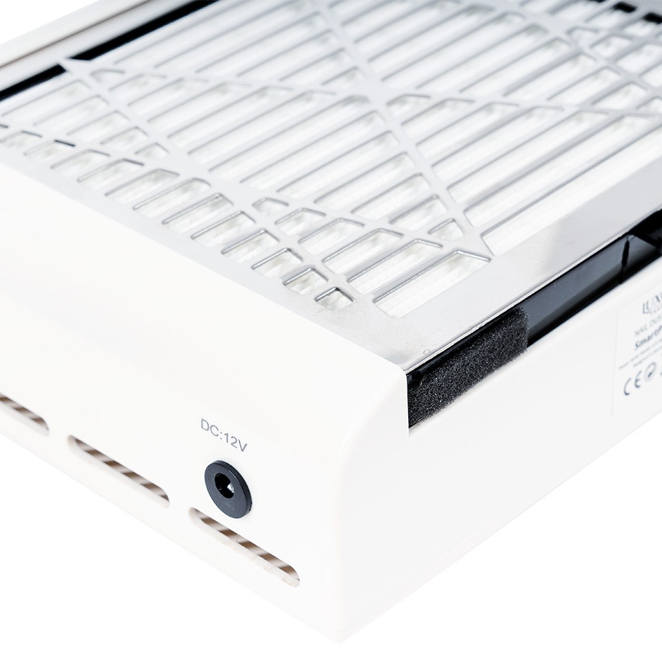 Aspirator Unghii SmartPRO Active 40W LUXORISE cu Filtru – Profesional, Alb - Image 3