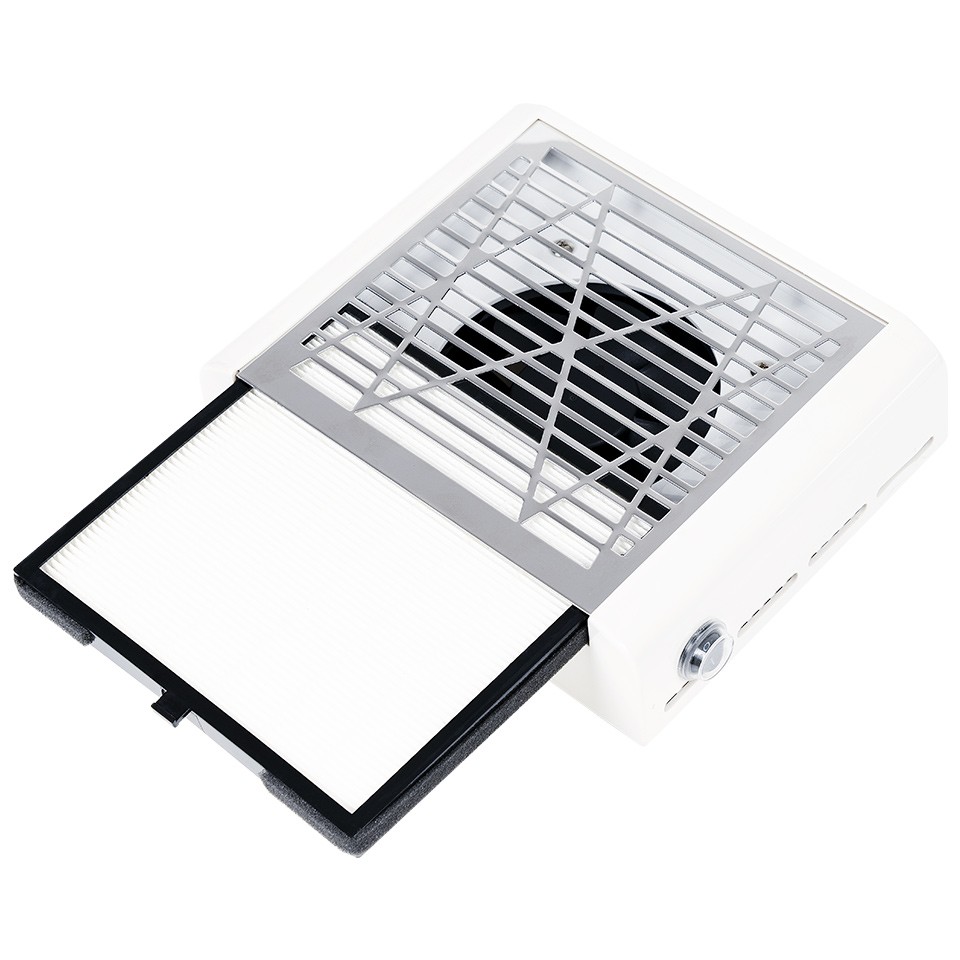 Aspirator Unghii SmartPRO Active 40W LUXORISE cu Filtru – Profesional, Alb - Image 5