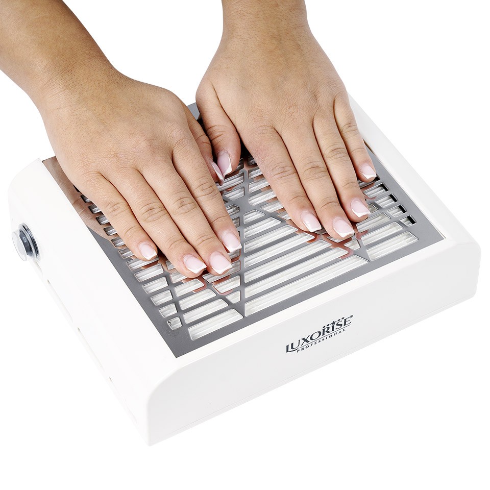 Aspirator Unghii SmartPRO Active 40W LUXORISE cu Filtru – Profesional, Alb - Image 7