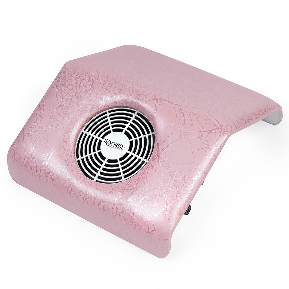 Aspirator Unghii Power Cyclone 30W LUXORISE – Colector Praf, Charm Pink