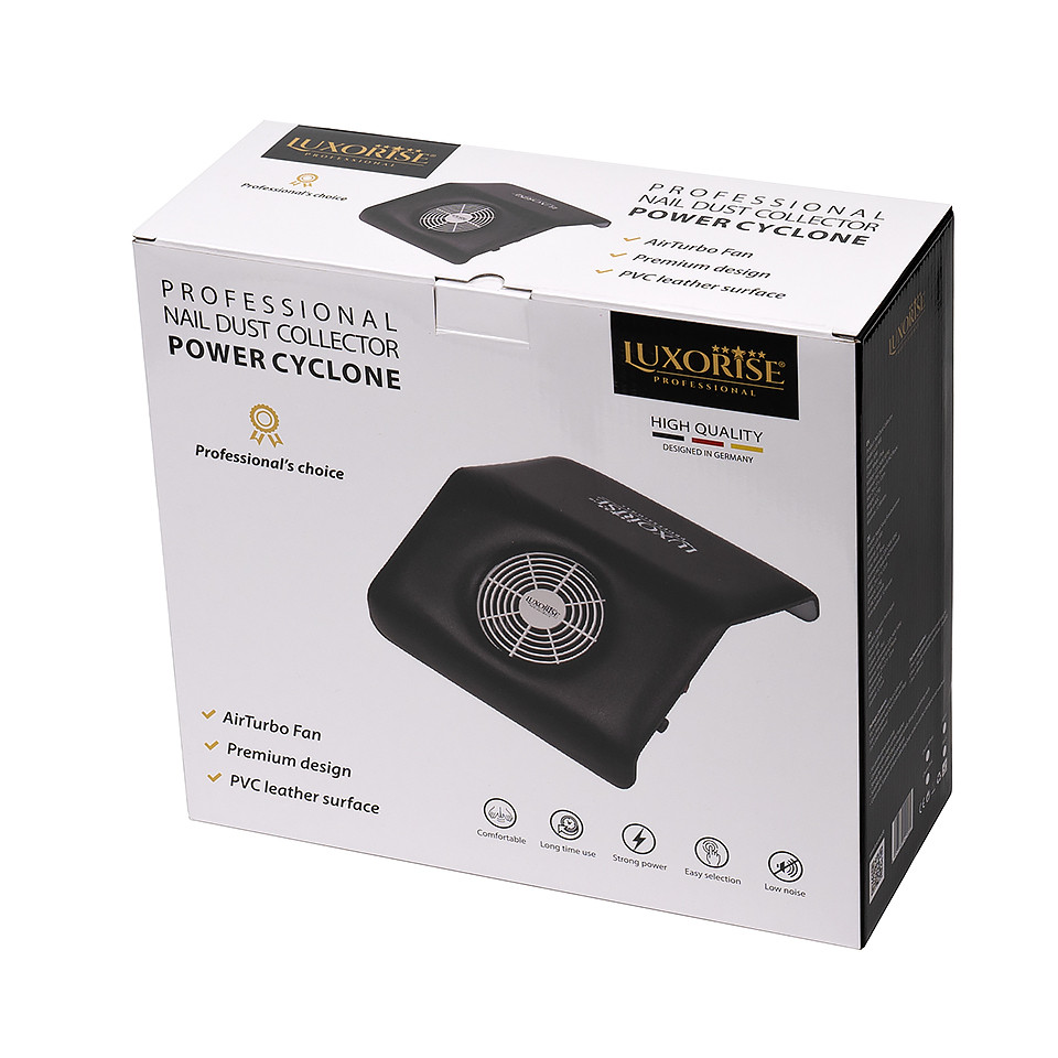 Aspirator Unghii Power Cyclone 30W LUXORISE – Colector Praf, Charm White - Image 3