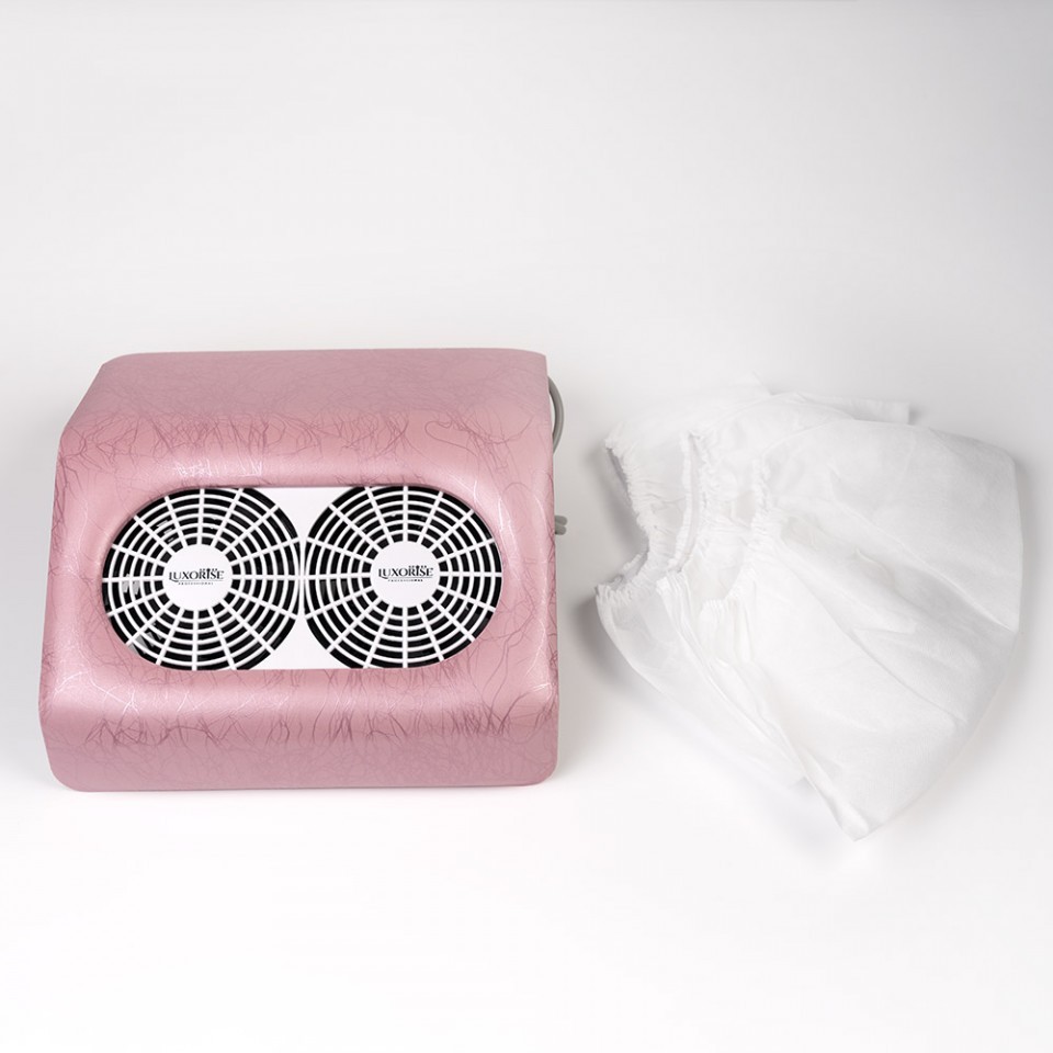 Aspirator Unghii Tornado Force 48W LUXORISE – Colector Praf Manichiura, Roz - Image 2