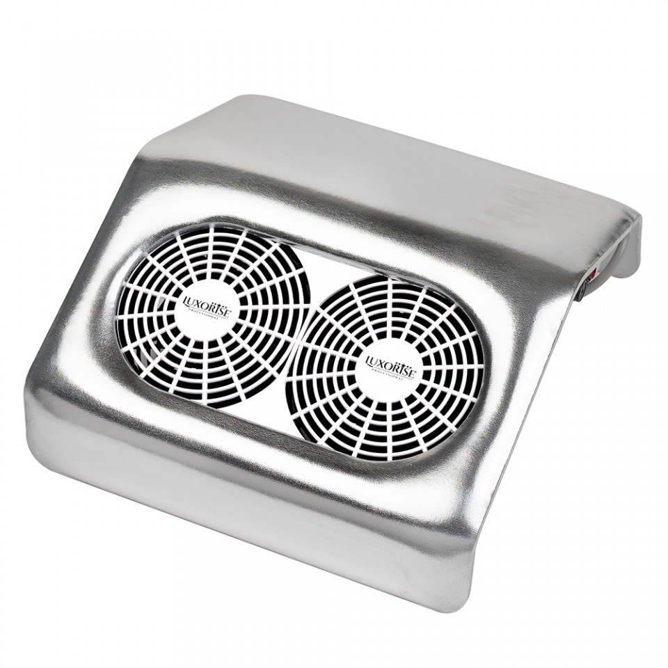 Aspirator Unghii Tornado Force 48W LUXORISE – Colector Praf Manichiura, Silver