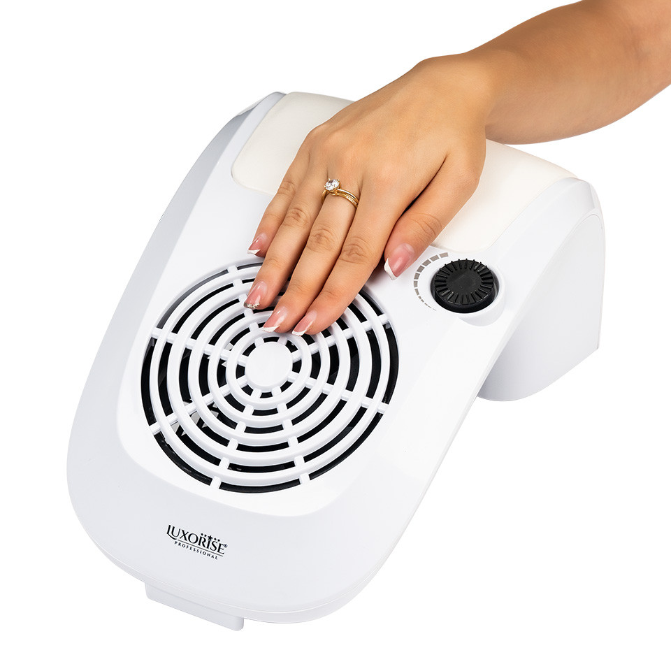 Aspirator Unghii Typhoon Master 60W LUXORISE – Colector Praf Manichiura, Alb - Image 6