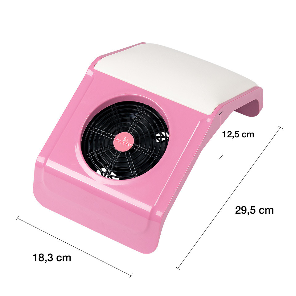 Aspirator unghii profesional 30W OPTIMO 360 - SensoPRO Italia, Roz - Image 3