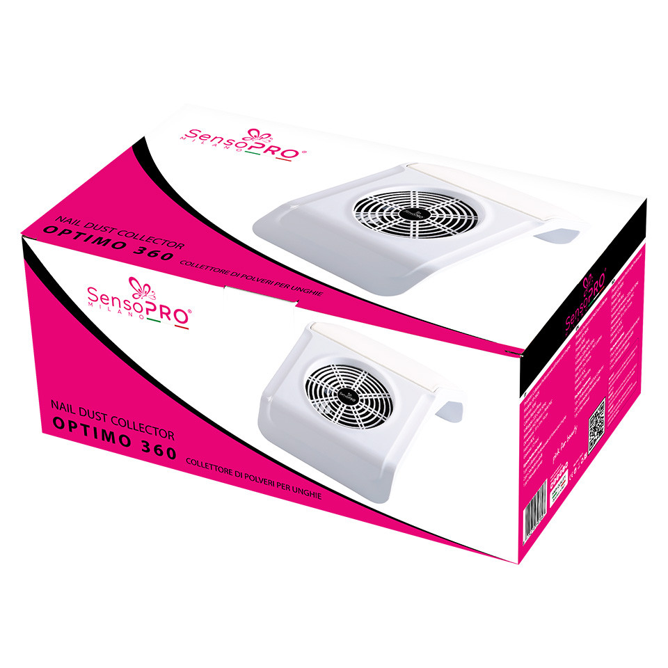 Aspirator unghii profesional 30W OPTIMO 360 - SensoPRO Italia, Roz - Image 4