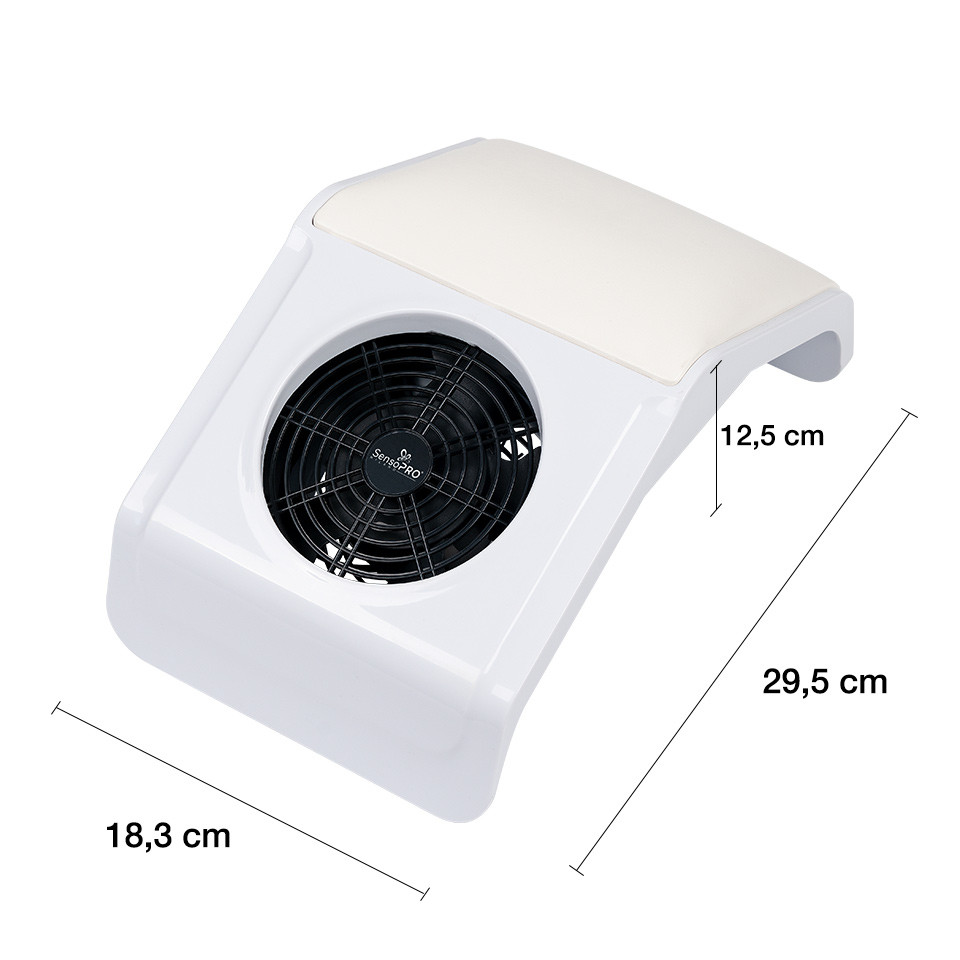 Aspirator unghii profesional 30W OPTIMO 360 - SensoPRO Milano, Alb - Image 4