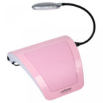 Aspirator Unghii Lila Rossa cu Lampa LED 20W LR854 – Colector Praf Manichiura