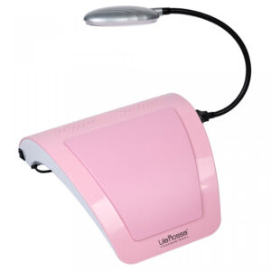 Aspirator Unghii Lila Rossa cu Lampa LED 20W LR854 – Colector Praf Manichiura