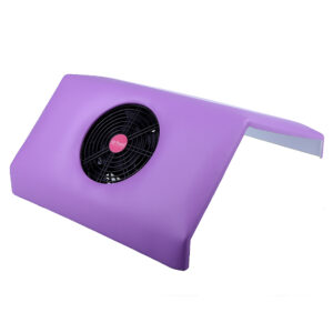 Aspirator Unghii Lila Rossa cu Suport Pila 20W – Set Manichiura, Violet