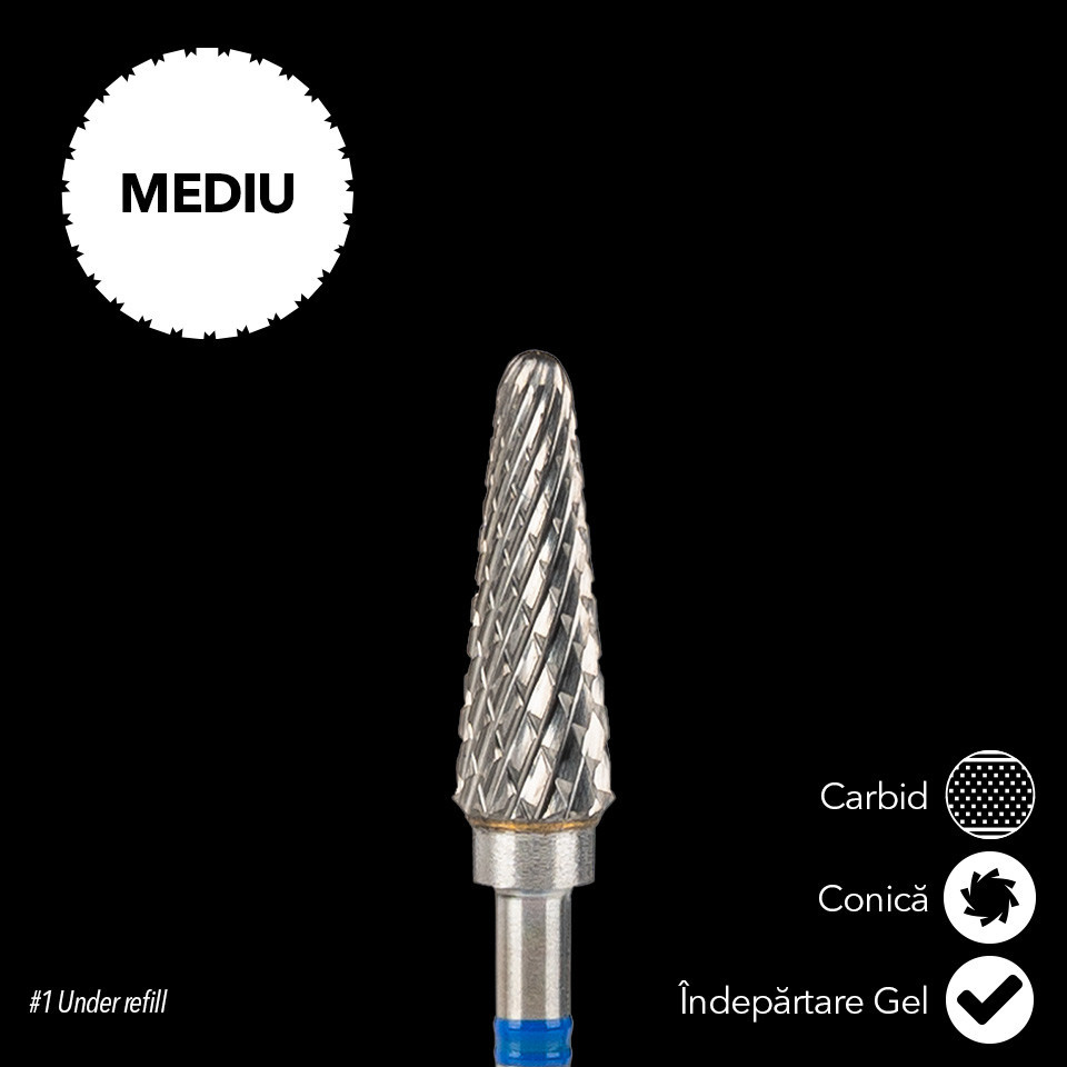 Capat Freza Carbid LUXORISE Conica, duritate medie #229 - Image 3