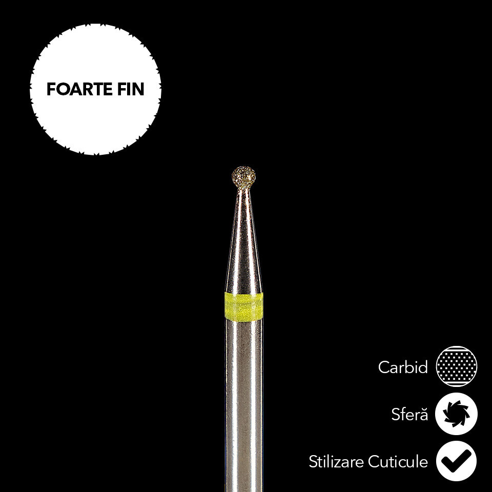 Capat Freza Diamant Cuticule LUXORISE Sfera, extra fina #246 - Image 2