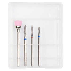 Capete Freza Unghii Diamantate LUXORISE #24, set 4 buc