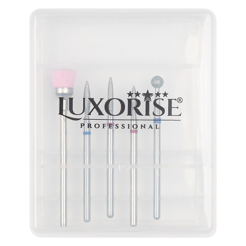 Capete Freza Unghii Diamantate LUXORISE #25, set 5 buc - Image 3