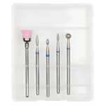 Capete Freza Unghii Diamantate LUXORISE #26, set 5 buc