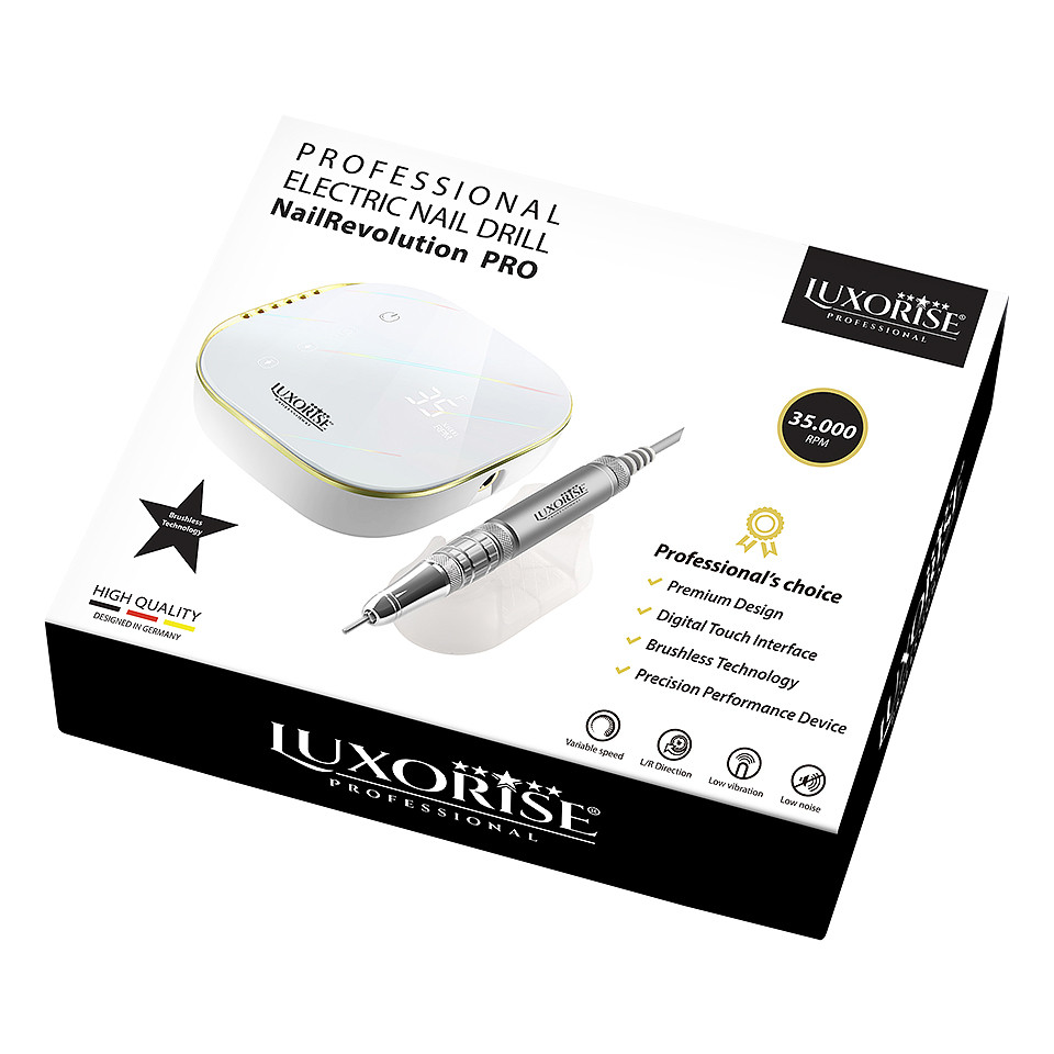 Freza Unghii Brushless Profesionala NailRevolution PRO - LUXORISE 35.000 RPM, Pink - Image 3