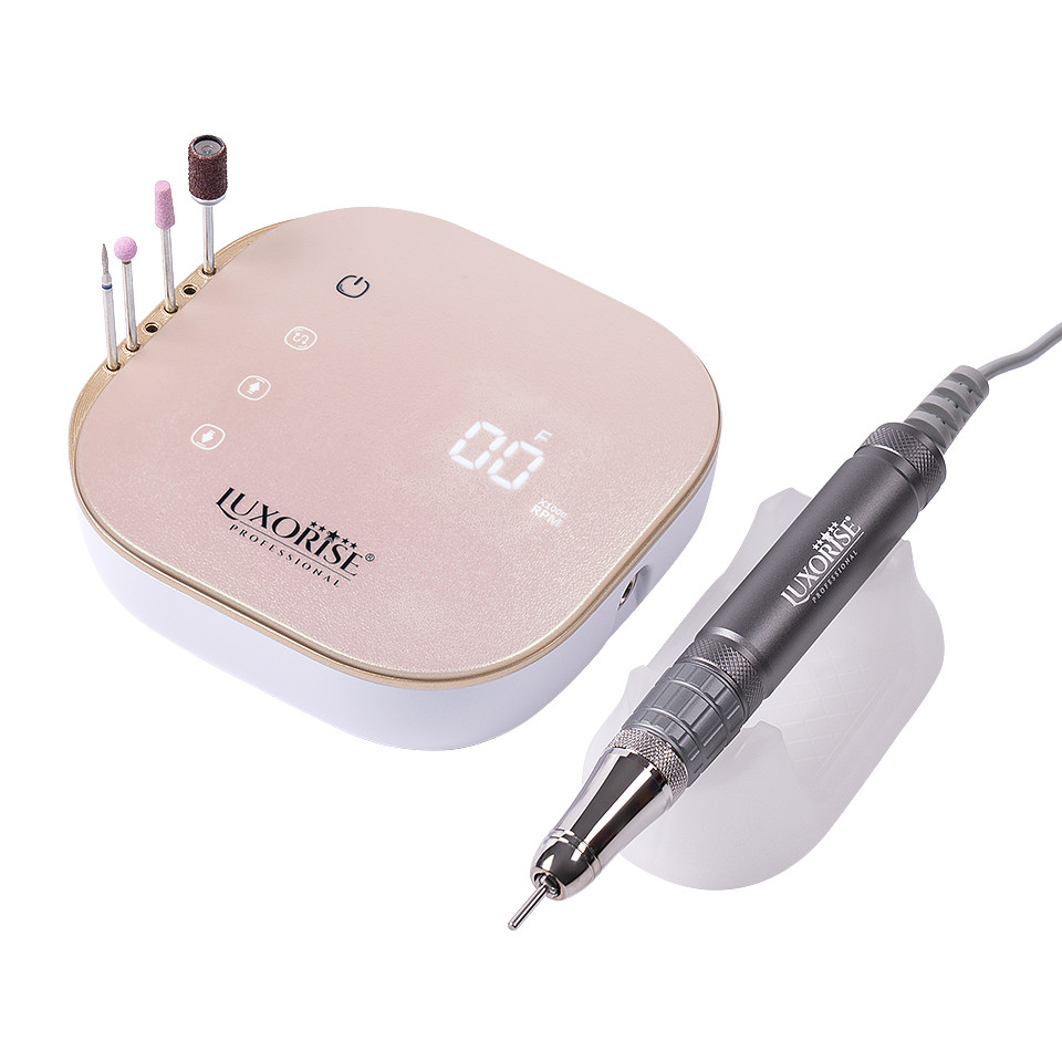Freza Unghii Brushless Profesionala NailRevolution PRO - LUXORISE 35.000 RPM, Pink - Image 2