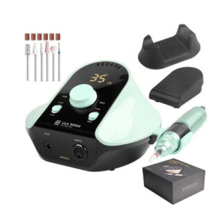 Freza unghii, pila electrica, Lila Rossa,35000 RPM, 45w, verde