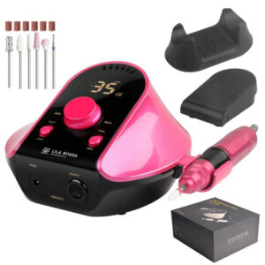 Freza unghii, pila electrica, Lila Rossa,35000 RPM, 45w, fuchsia