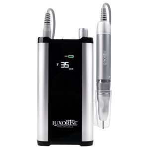 Freza unghii portabila brushless Titanium MASTER - LUXORISE Germania, 35.000 RPM, Silver
