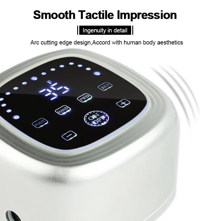 Freza Unghii Profesionala 75W, 35.000 RPM, Silver - Image 7