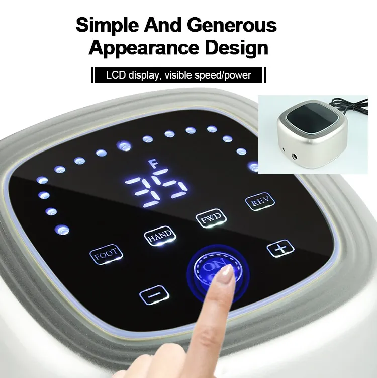 Freza Unghii Profesionala 75W, 35.000 RPM, Silver - Image 8