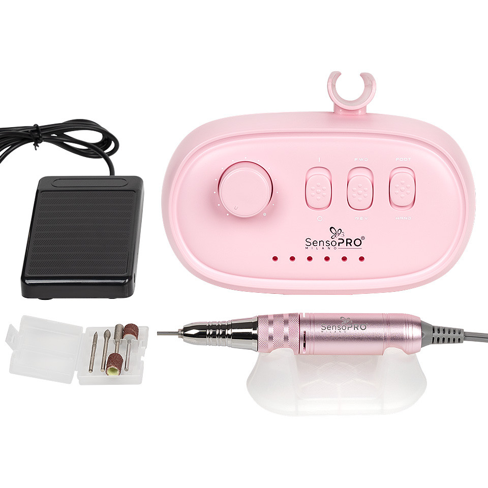 Freza Unghii Profesionala Diva Nails 35.000RPM - SensoPRO Milano, Pink - Image 6