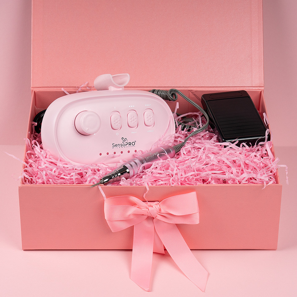 Freza Unghii Profesionala Diva Nails 35.000RPM - SensoPRO Milano, Pink - Image 2