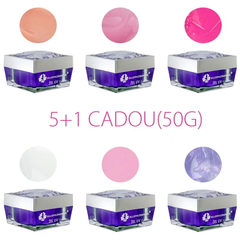 Kit Unghii Gel Allepaznokcie 5+1 Cadou – Geluri 50ml - Image 2