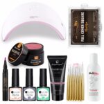 Kit Unghii Gel + Polygel + Semipermanenta NailsUp 08 – Set 3 in 1