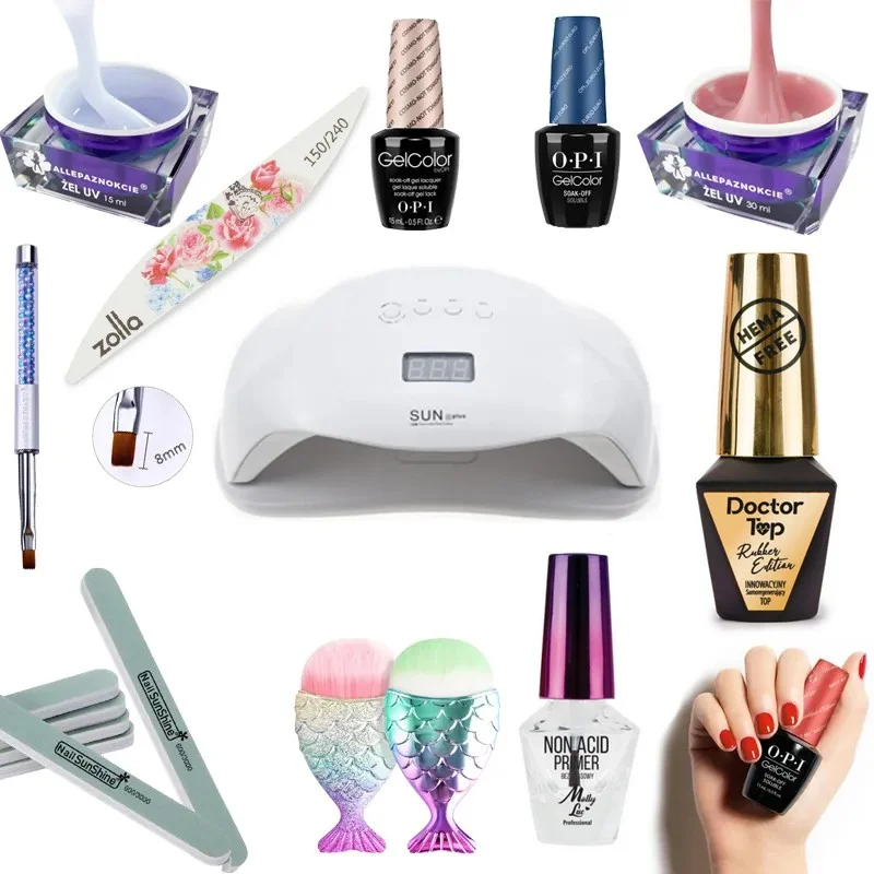 Kit Unghii Gel Profesional OPI Zolla 07 – Set Premium Salon